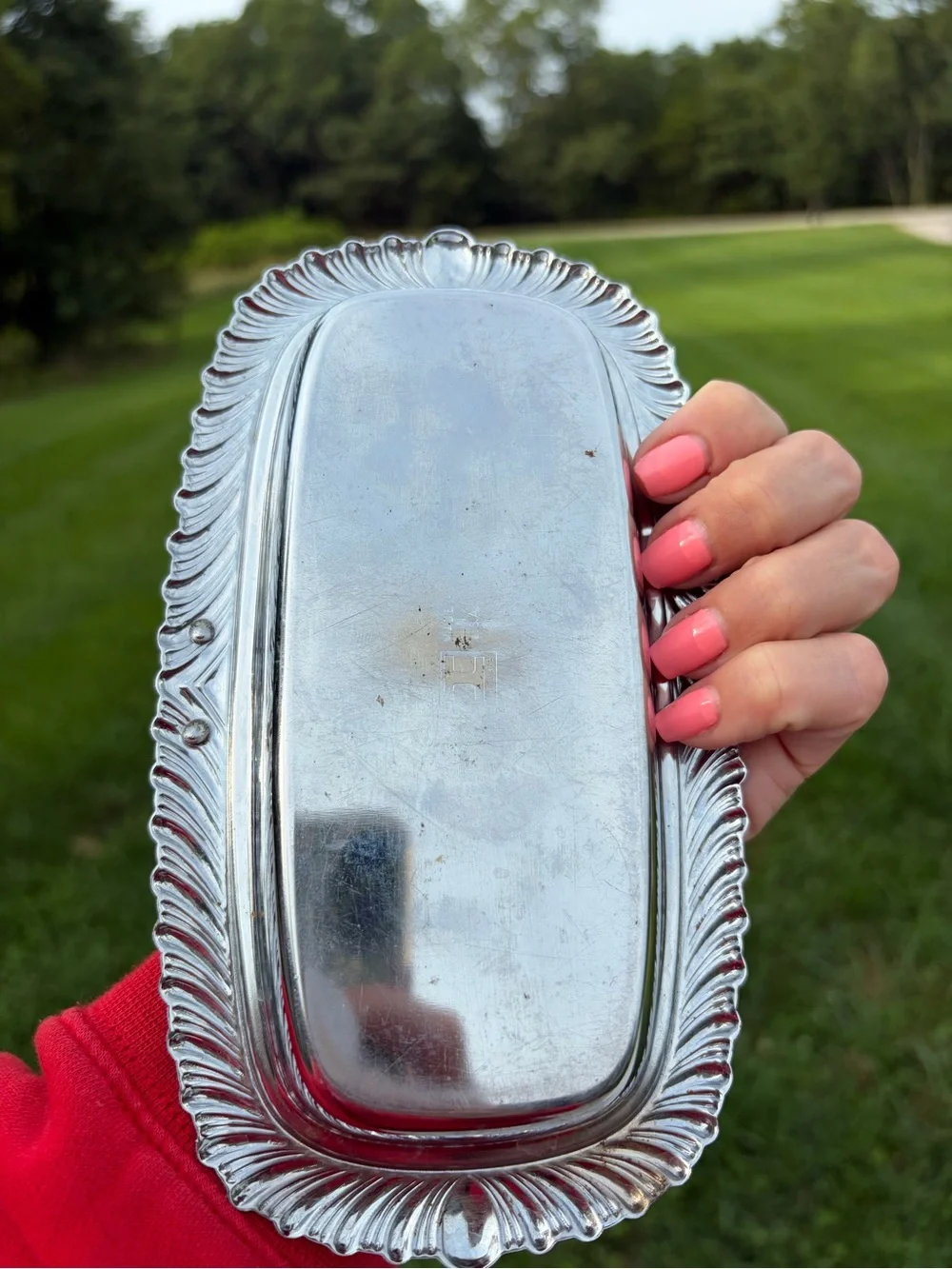 Vintage IRVINWARE Silver Plated Butter Dish With Butter Knife